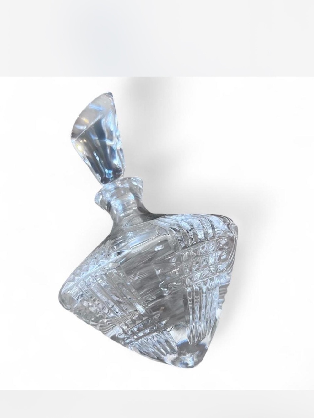 Vintage Astral full lead hand crafted crystal perfume bottle